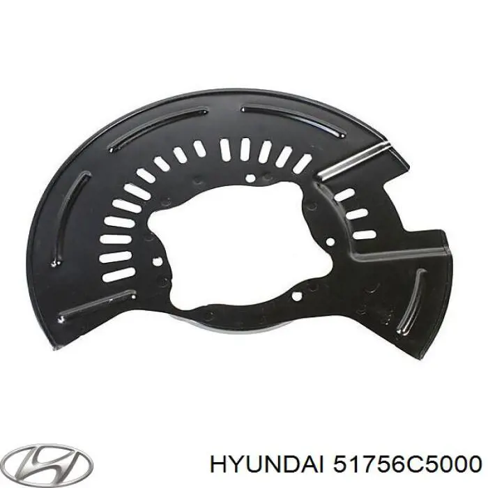 51756C5000 Hyundai/Kia Захист гальмівного диска, переднього, правого