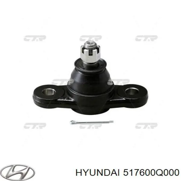 517600Q000 Hyundai/Kia кульова опора, нижня