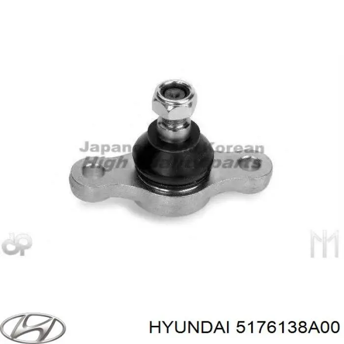 Кульова опора, нижня Hyundai/Kia 5176138A00 ціна, від 8.36 USD