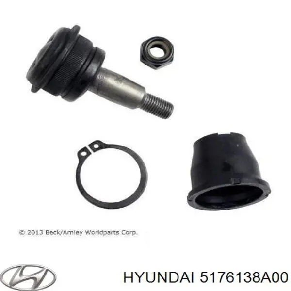 Купити 5176138A00 Hyundai/Kia Кульова опора, нижня