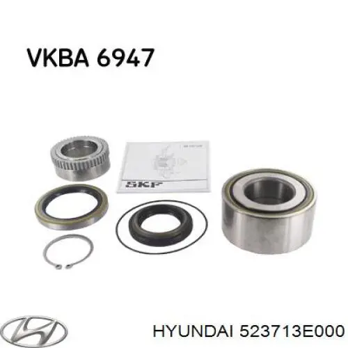 Підшипник піввісі заднього моста Hyundai/Kia 523713E000 ціна, від 39.73 USD