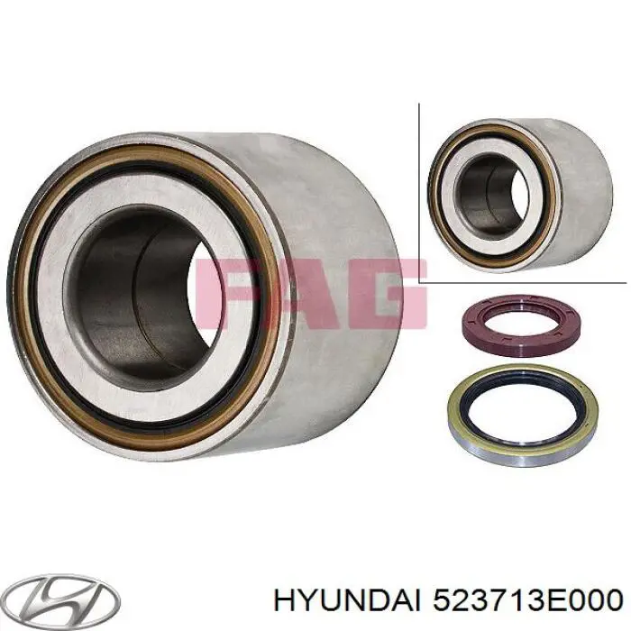 Купити 523713E000 Hyundai/Kia Підшипник піввісі заднього моста