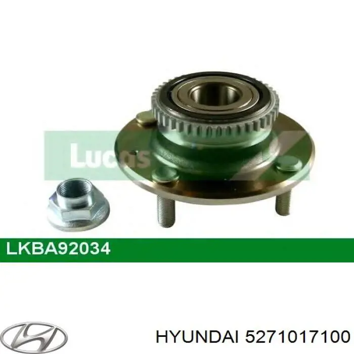 Купити 5271017100 Hyundai/Kia Підшипник ступиці колеса