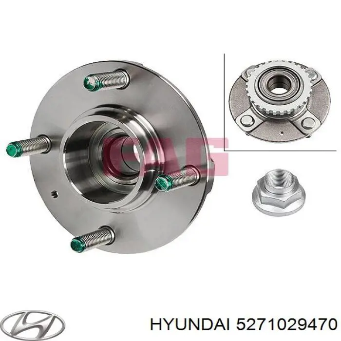 Задня маточина 5271029470 Hyundai/Kia