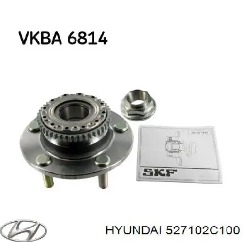 Маточини задніх коліс Hyundai/Kia 527102C100 ціна, від 36.02 USD