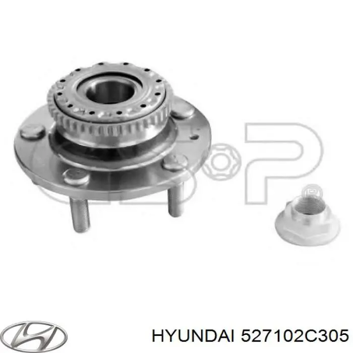 Маточини задніх коліс Hyundai/Kia 527102C305 ціна, від 51.73 USD