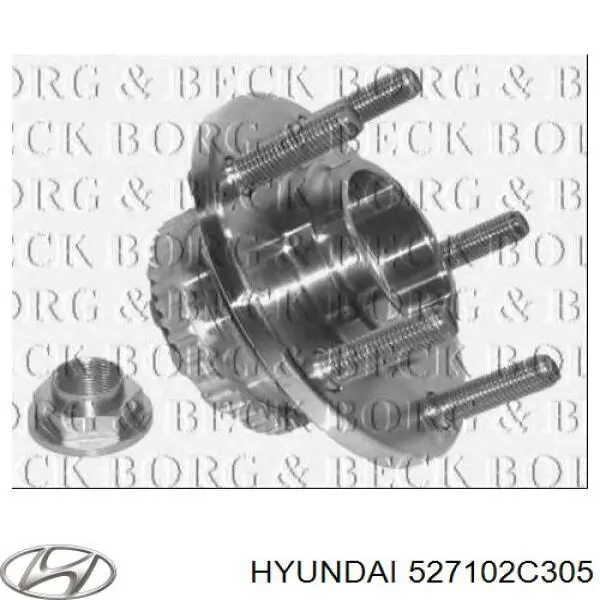 Купити 527102C305 Hyundai/Kia Підшипник ступиці колеса