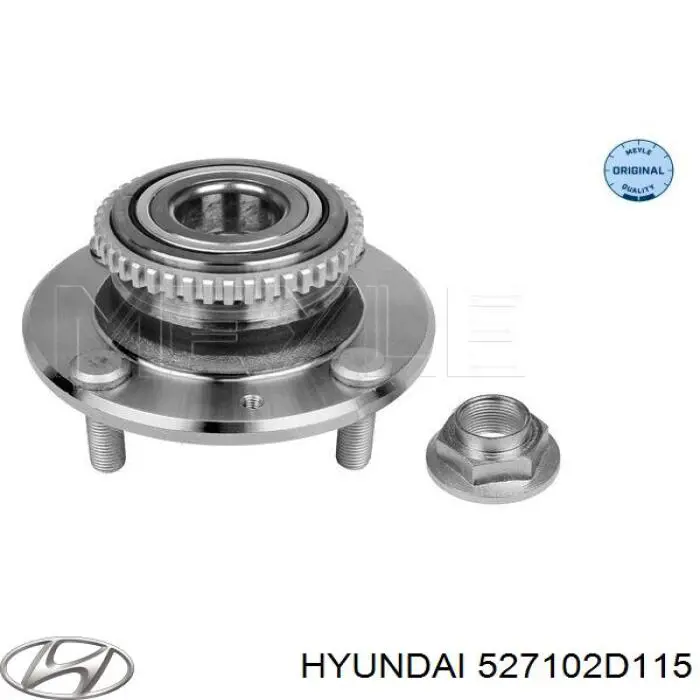 Маточини задніх коліс Hyundai/Kia 527102D115 ціна, від 33.07 USD