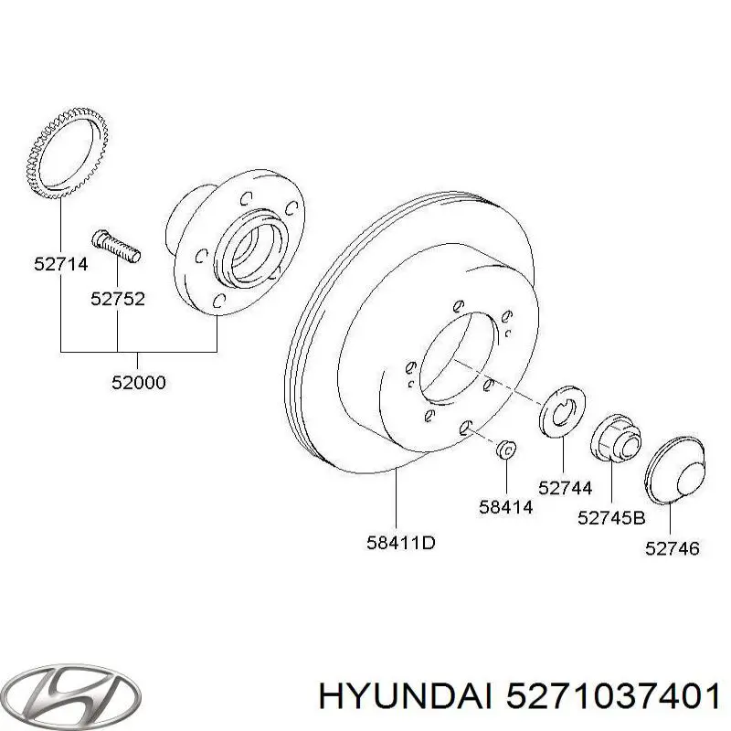  5271037401 Hyundai/Kia