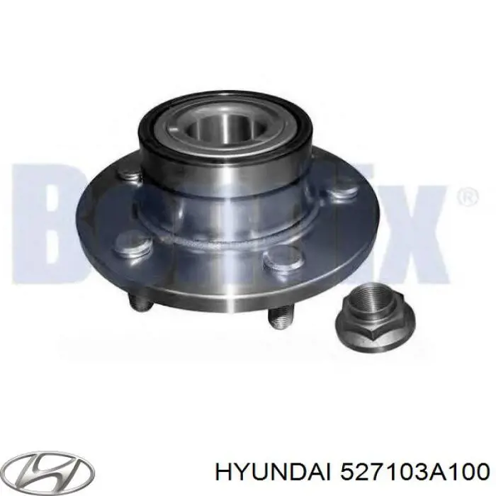 Маточини задніх коліс Hyundai/Kia 527103A100 ціна, від 51.25 USD
