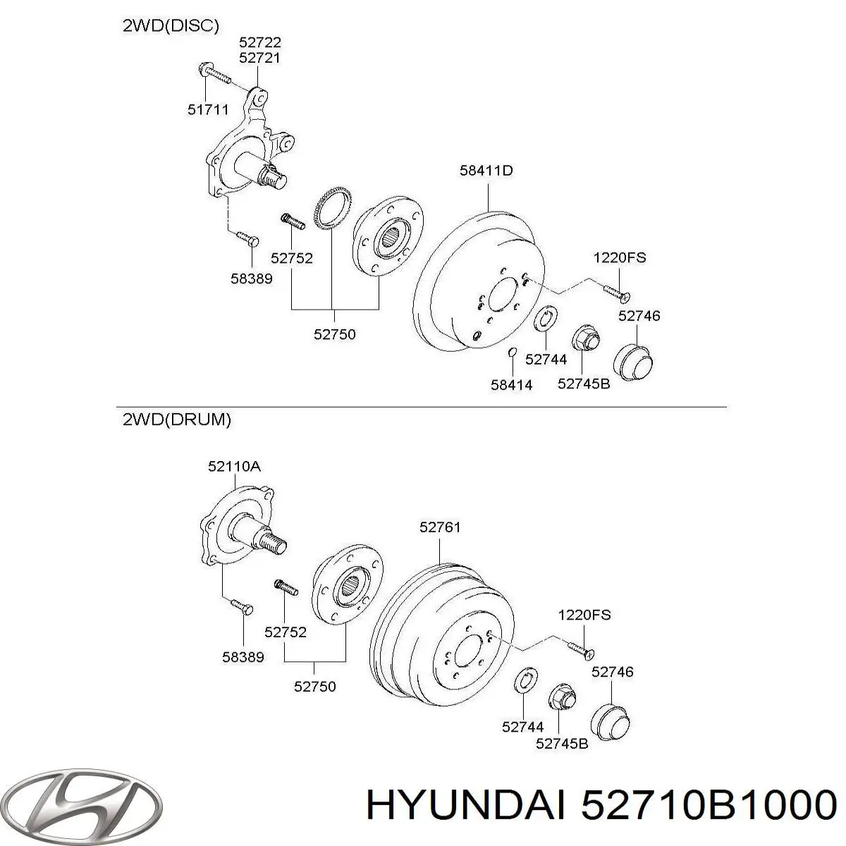  52710B1000 Hyundai/Kia