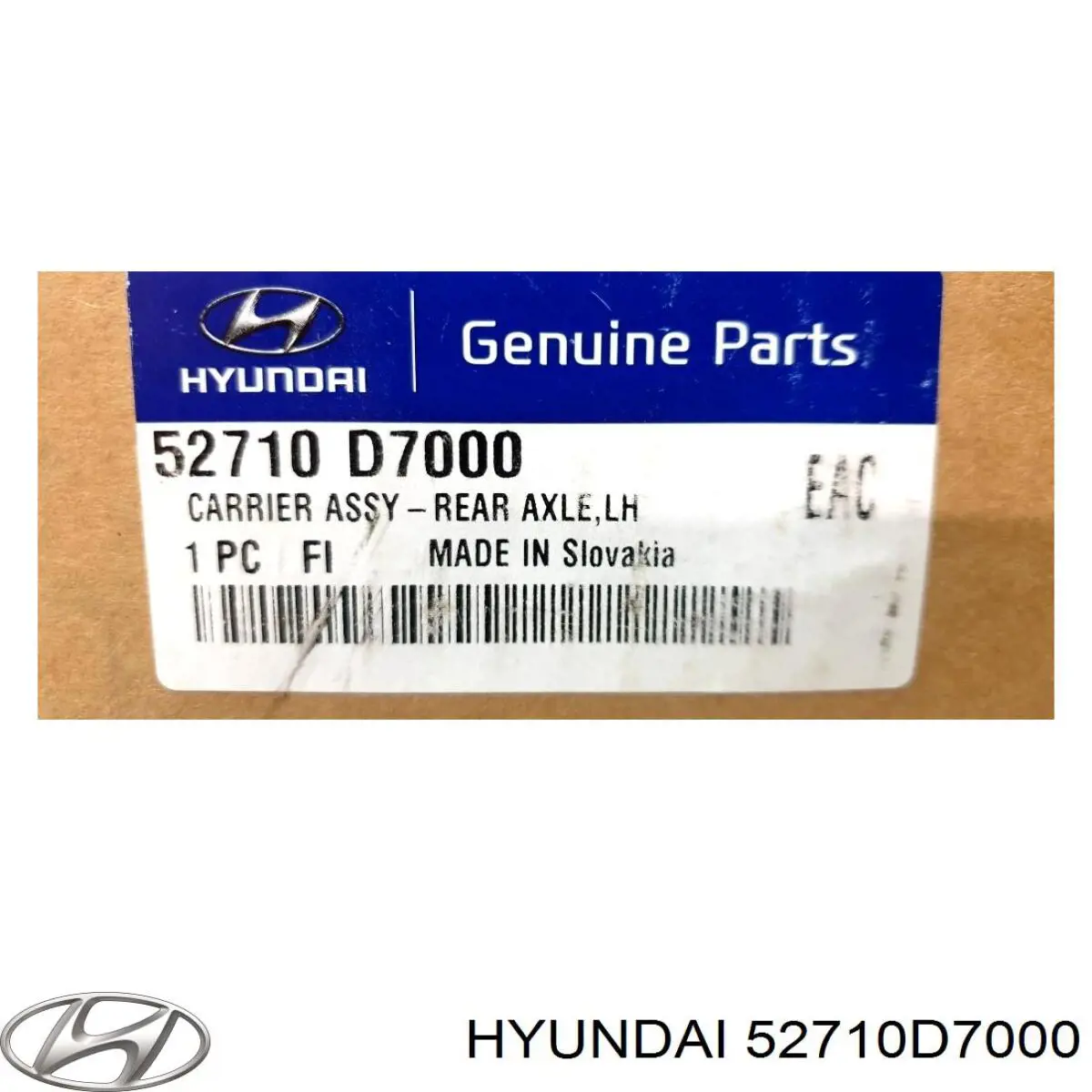 Кулак поворотний лівий Hyundai/Kia 52710D7000 ціна, від 69.92 USD