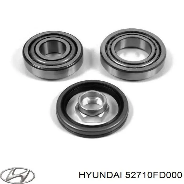Підшипник задньої маточини зовнішній Hyundai/Kia 52710FD000 ціна, від 6.94 USD
