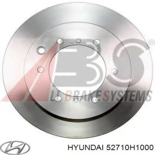 Задні дискові гальма Hyundai/Kia 52710H1000 ціна, від 25.59 USD