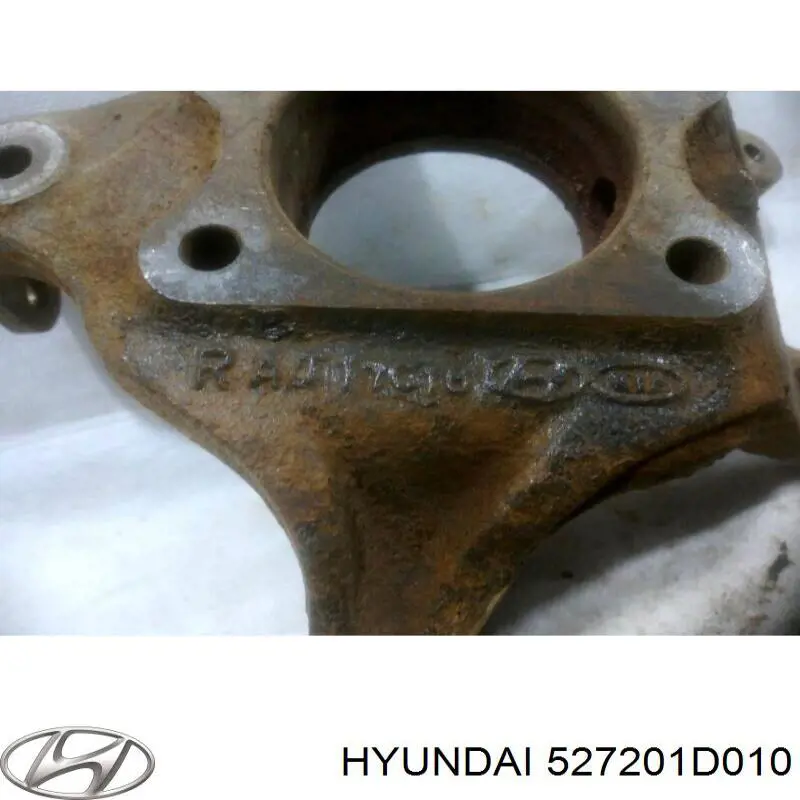 527201D010 Hyundai/Kia цапфа - поворотний кулак задній, правий