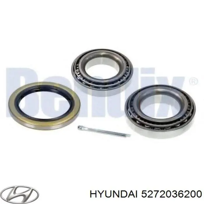 Купити 5272036200 Hyundai/Kia Підшипник маточини задньої, внутрішній