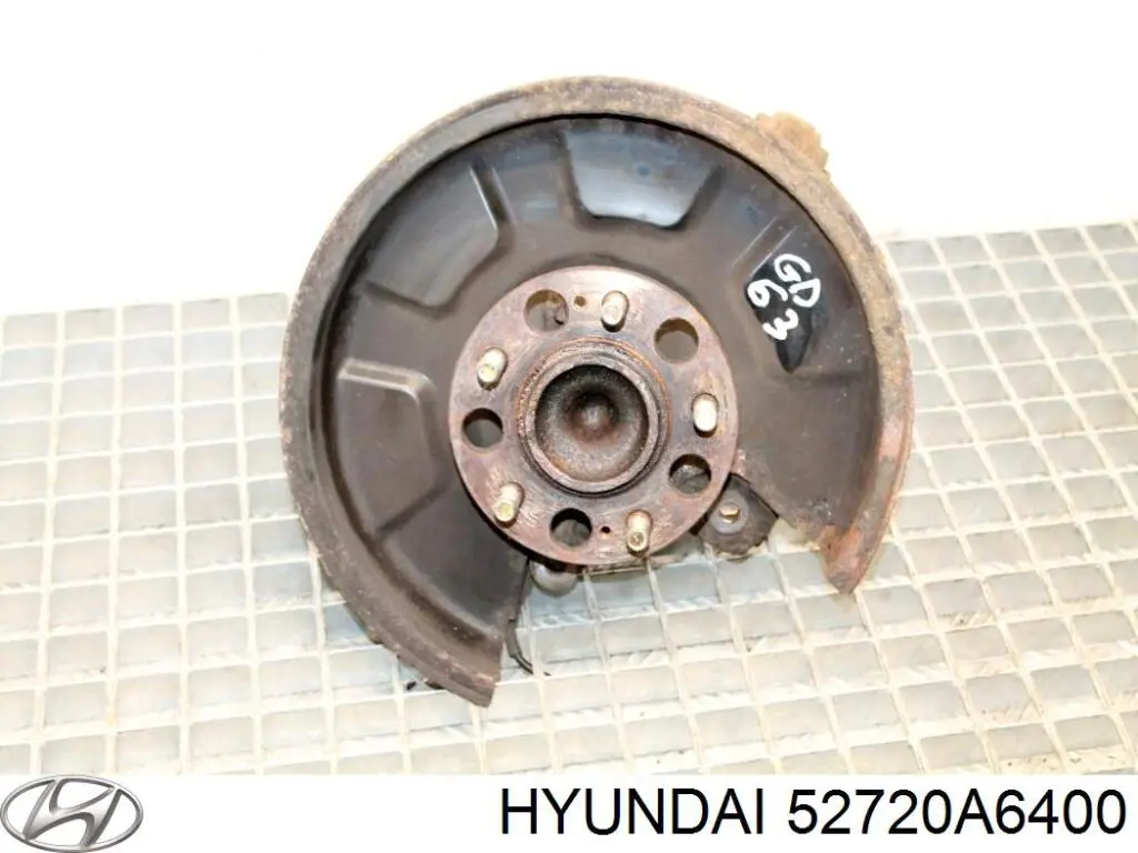 52720A6400 Hyundai/Kia Цапфа поворотна права
