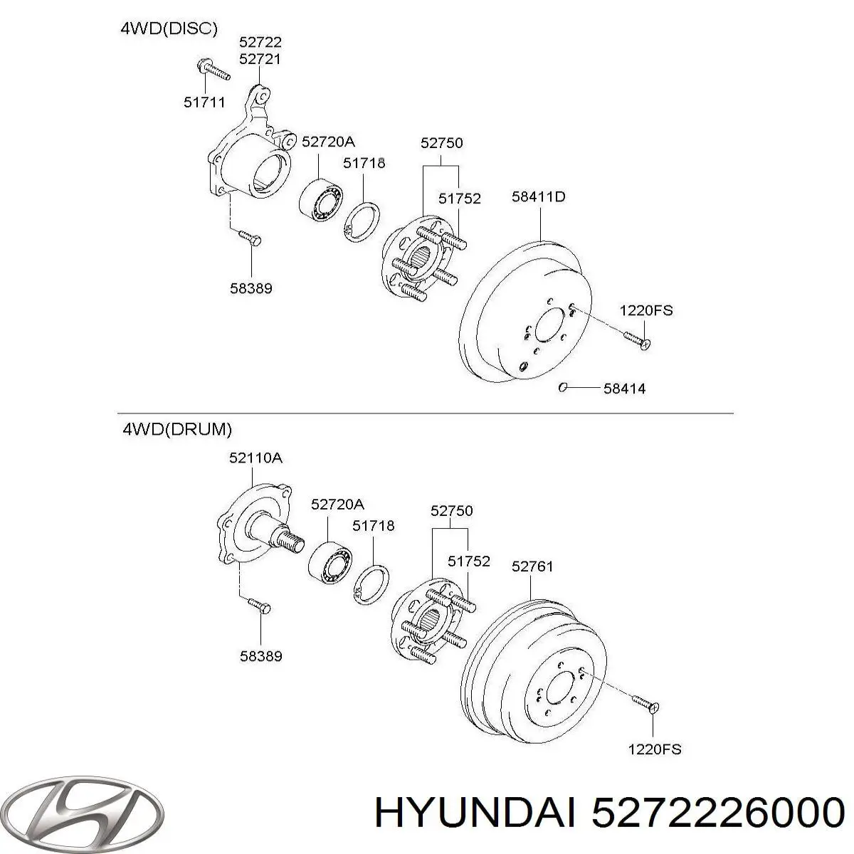  Hyundai/Kia 5272226000 ціна, від 16.39 USD