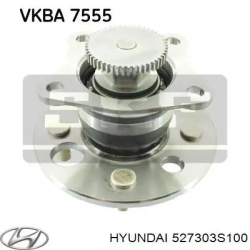 Маточини задніх коліс Hyundai/Kia 527303S100 ціна, від 43.44 USD