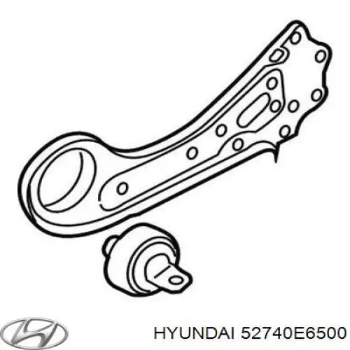 52740E6500 Hyundai/Kia Сайлентблок заднього поперечного важеля, внутрішній