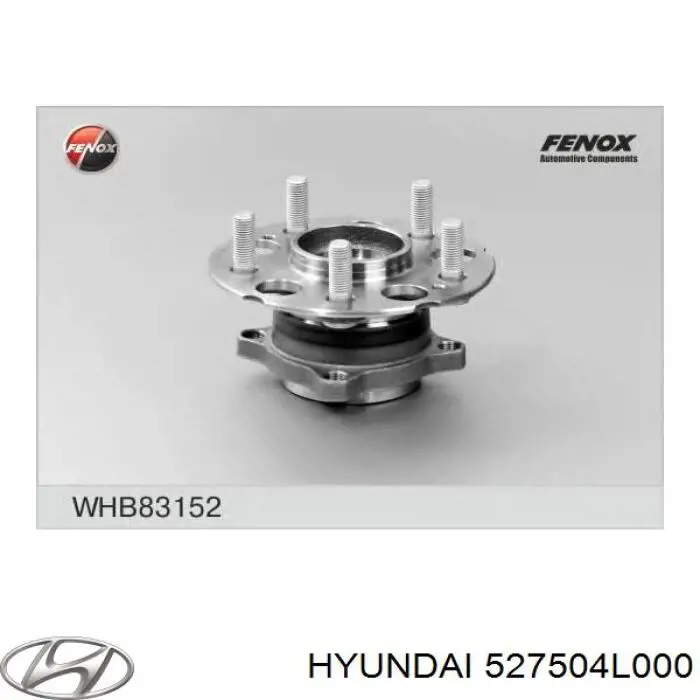 Маточини задніх коліс Hyundai/Kia 527504L000 ціна, від 47.73 USD
