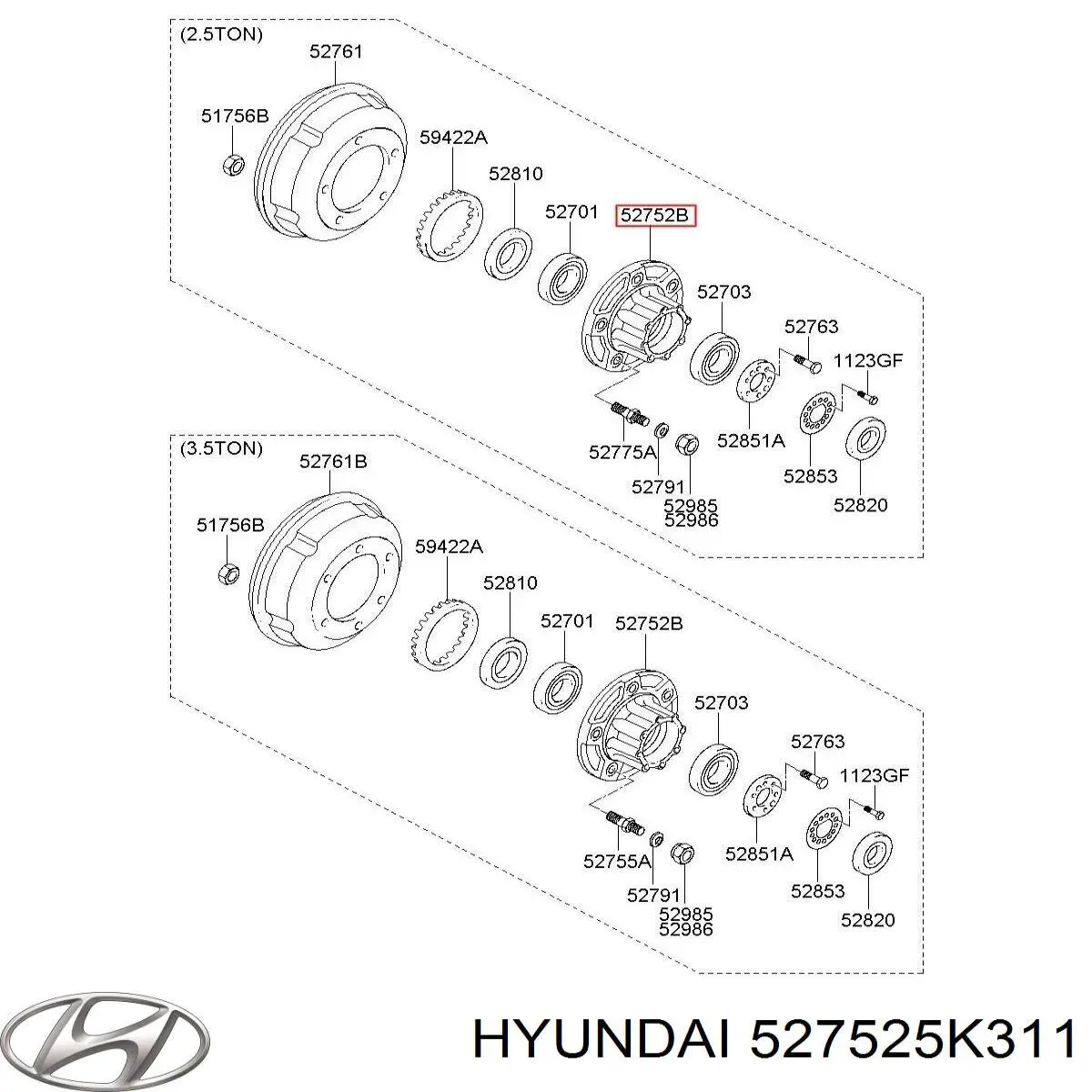  527525K311 Hyundai/Kia