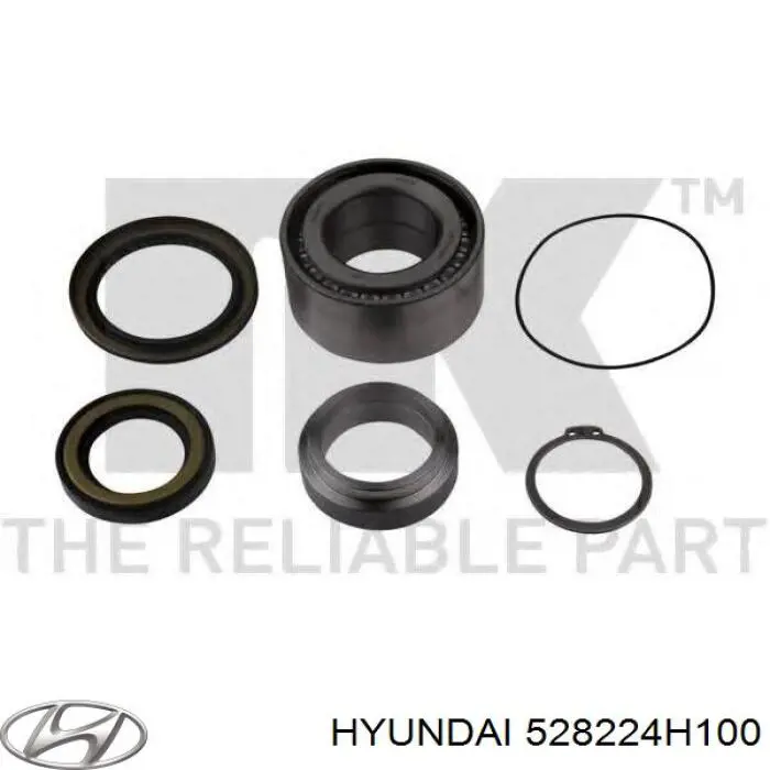 Купити 528224H100 Hyundai/Kia Кільце стопорне підшипника задньої піввісі