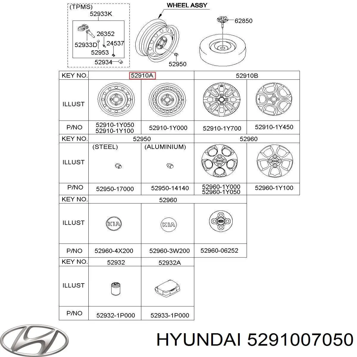  5291007050 Hyundai/Kia