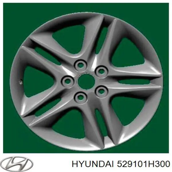 529101H300 Hyundai/Kia Диски колісні литі (легкосплавні, титанові)