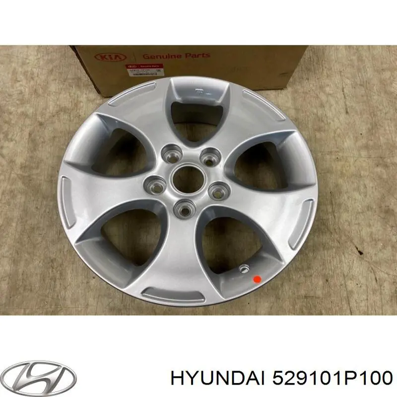 Диски колісні литі (легкосплавні, титанові) Hyundai/Kia 529101P100 ціна, від  USD