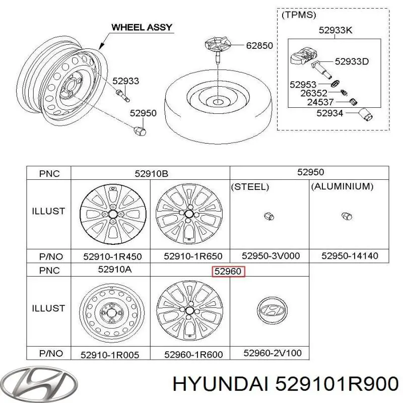  529101R900 Hyundai/Kia