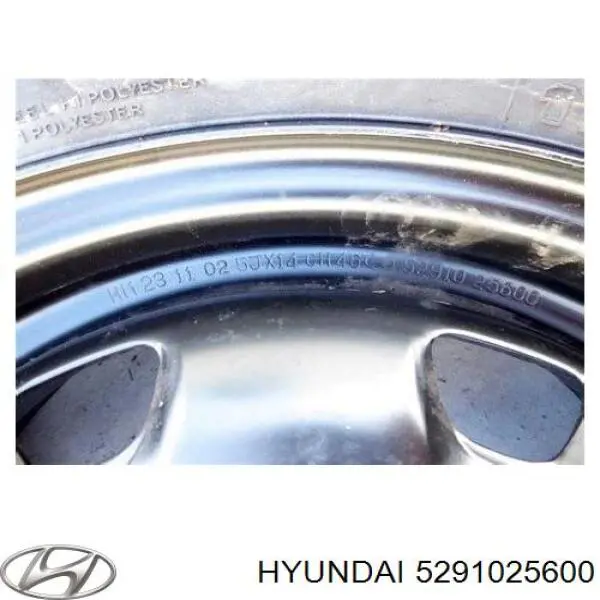 5291025600 Hyundai/Kia Диски колісні (штамповані)