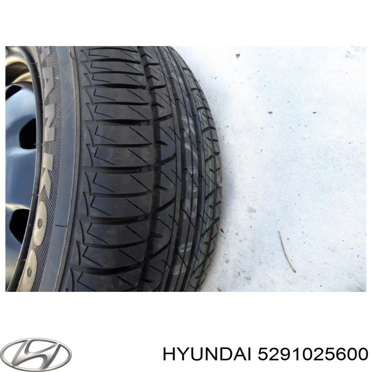 Диск колісний стальний (штампований) 5291025600 Hyundai/Kia