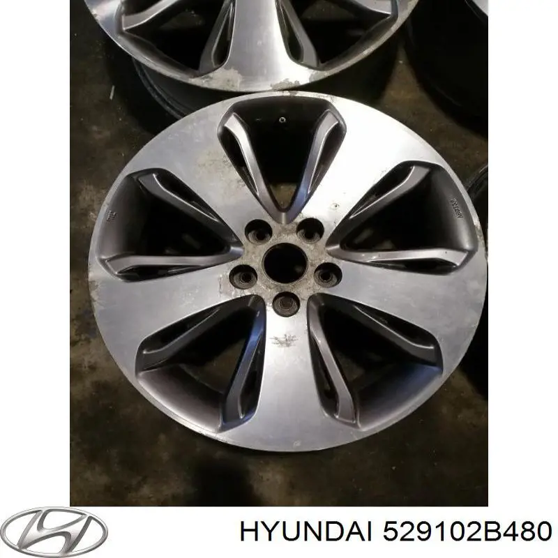 Диски колісні литі (легкосплавні, титанові) 529102B480 Hyundai/Kia