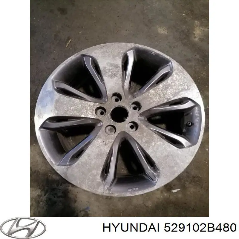 Диски колісні литі (легкосплавні, титанові) Hyundai/Kia 529102B480 ціна, від 168.46 USD