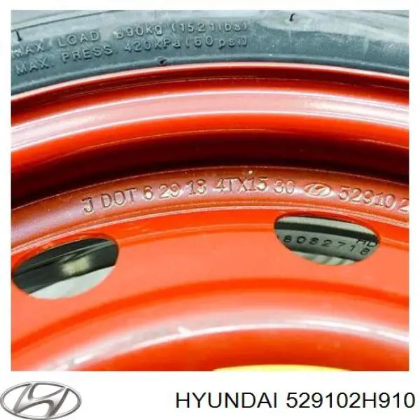 Купити 529102H910 Hyundai/Kia Докатка, аварійне запасне колесо