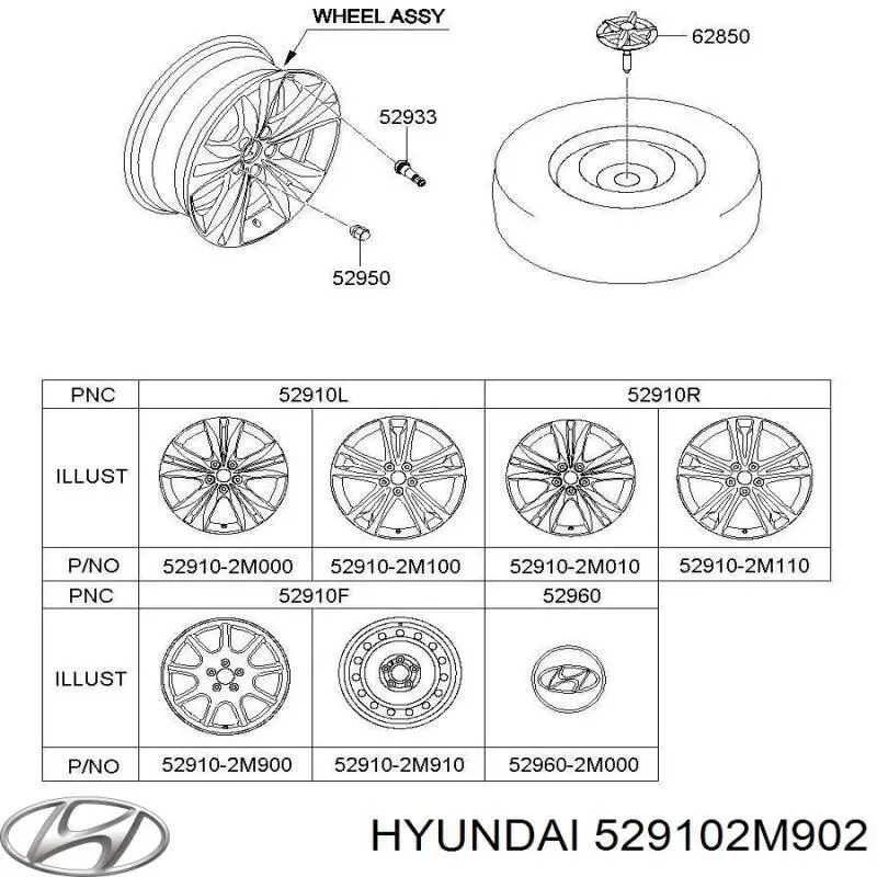 529102M902 Hyundai/Kia 