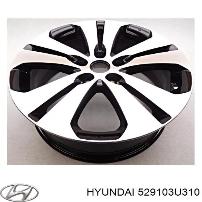 Диски колісні литі (легкосплавні, титанові) 529103U310 Hyundai/Kia