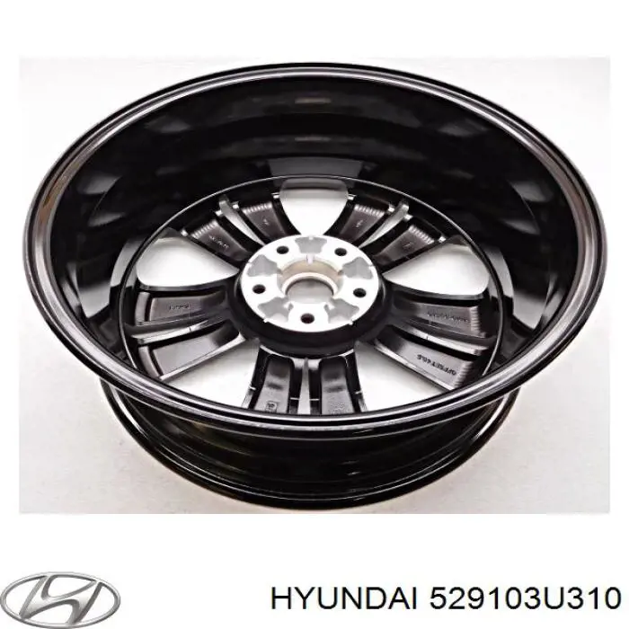 Диски колісні литі (легкосплавні, титанові) Hyundai/Kia 529103U310 ціна, від 543.35 USD
