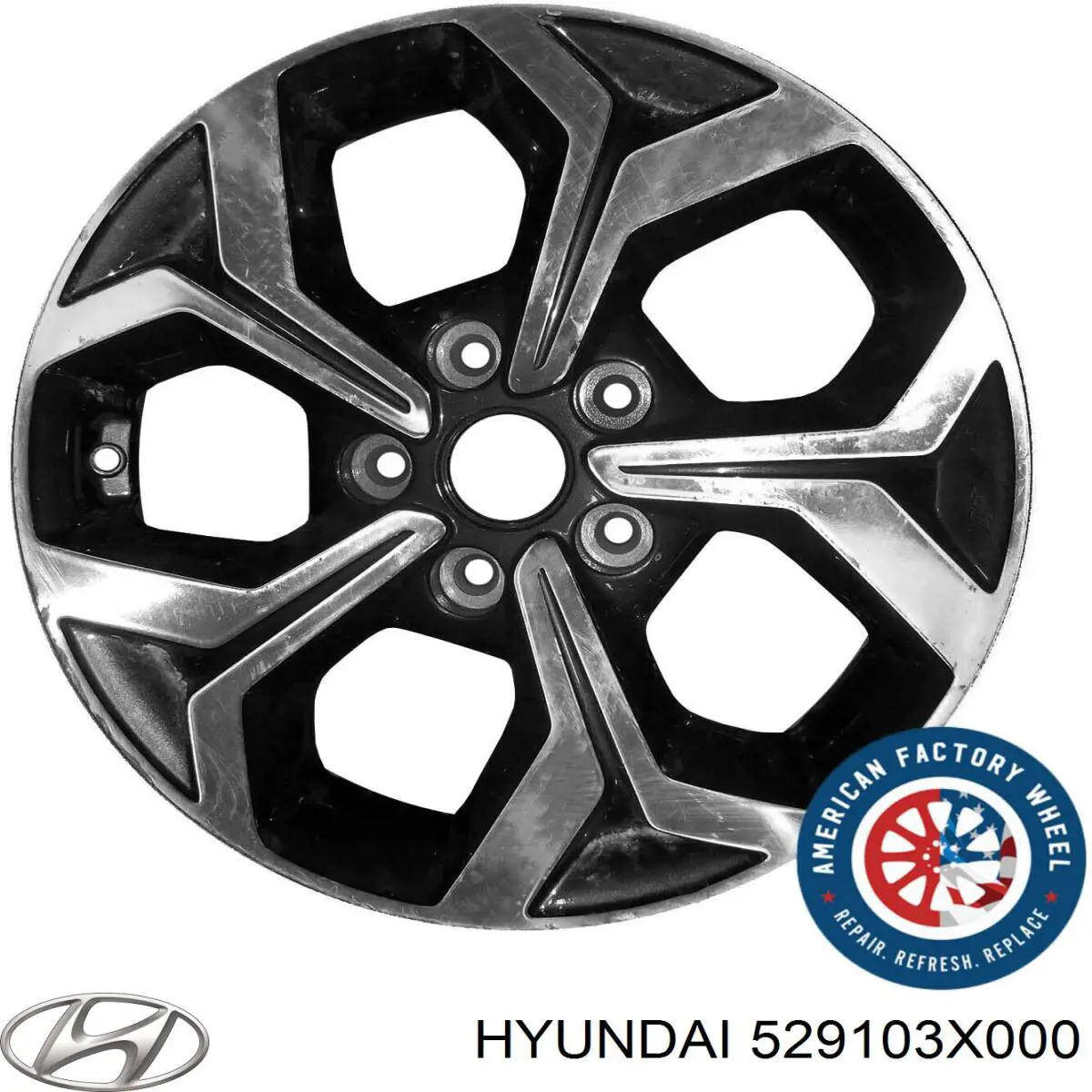 Диск колесний Hyundai/Kia 529103X000 ціна, від 64.27 USD