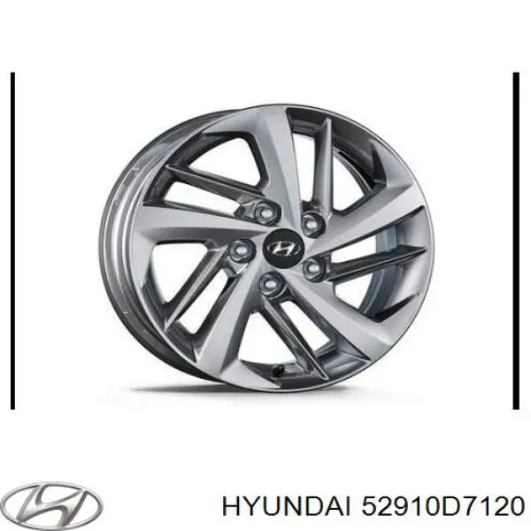 52910D7120 Hyundai/Kia Диски колісні литі (легкосплавні, титанові)
