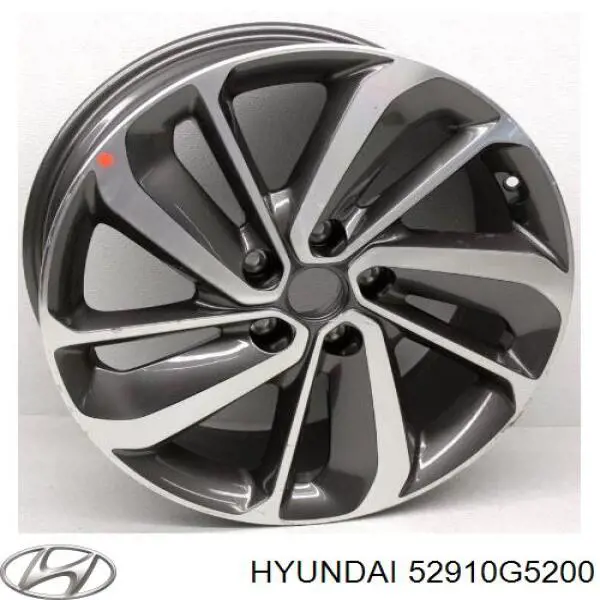 52910G5200 Hyundai/Kia Диски колісні литі (легкосплавні, титанові)