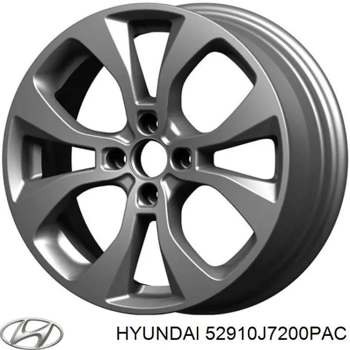 Диски колісні литі (легкосплавні, титанові) Hyundai/Kia 52910J7200PAC ціна, від  USD