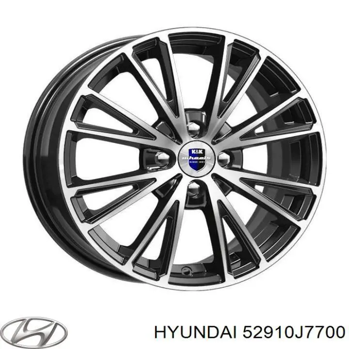 52910J7700 Hyundai/Kia Диски литі (легкосплавні, титанові)