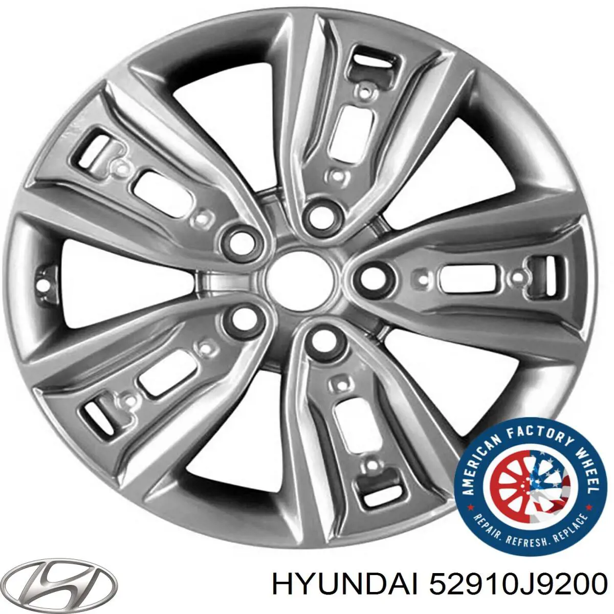 Диски колісні литі (легкосплавні, титанові) Hyundai/Kia 52910J9200 ціна, від 190.04 USD