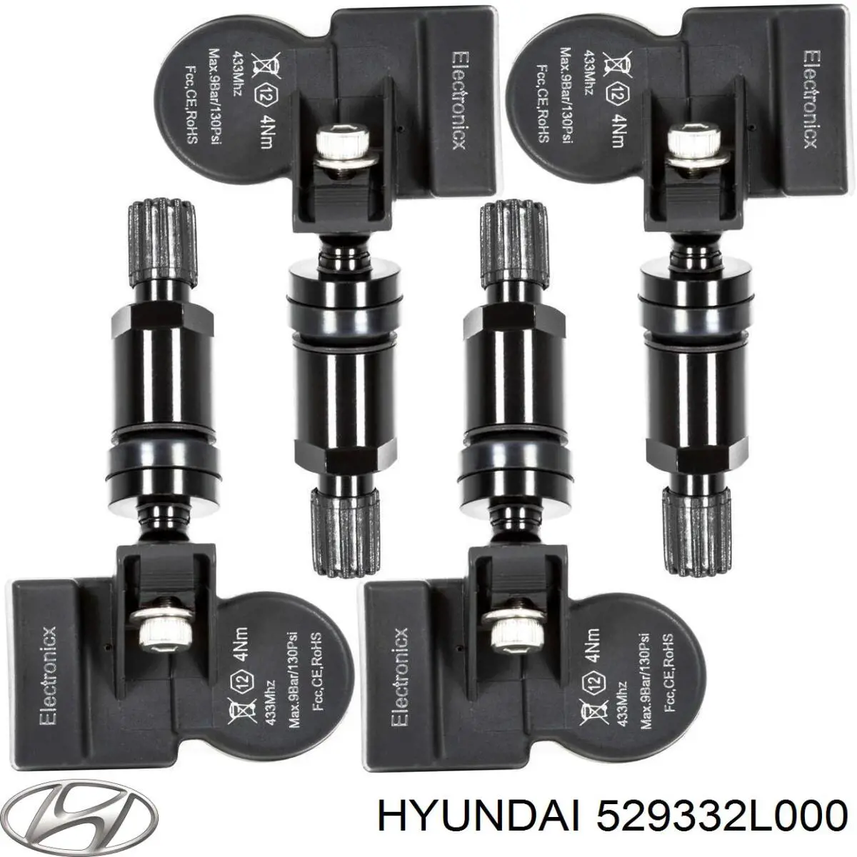 Манометр повітряний Hyundai/Kia 529332L000 ціна, від 16.47 USD