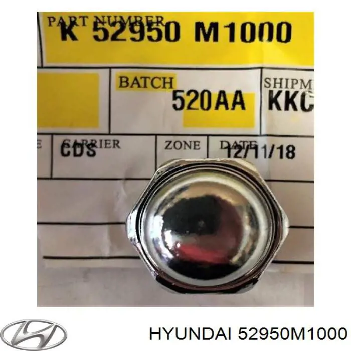 52950M1000 Hyundai/Kia гайка колісна