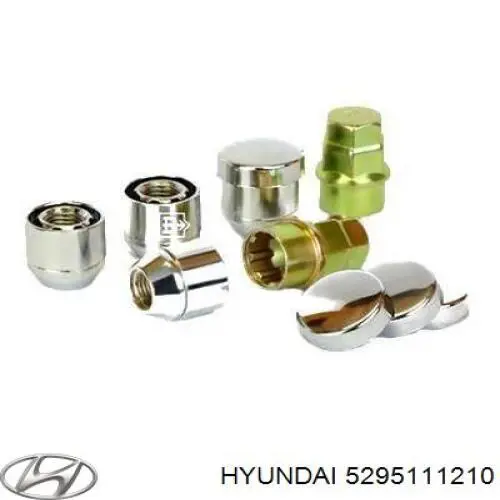Гайка кріплення колеса Hyundai/Kia 5295111210 ціна, від 1.41 USD