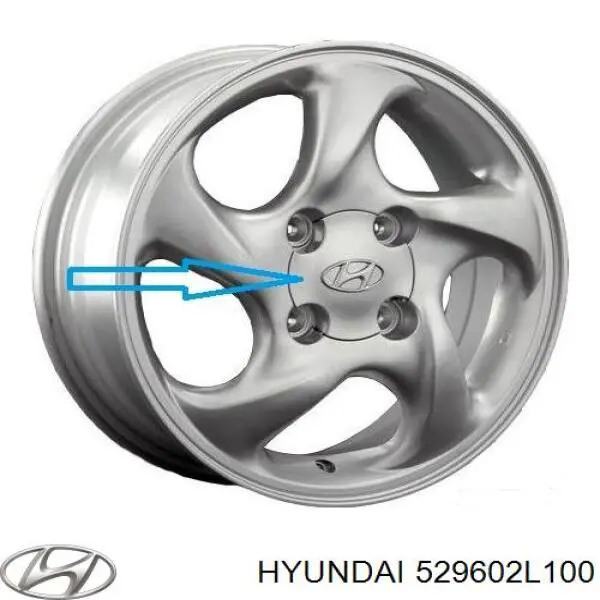 Ковпаки на диски Hyundai/Kia 529602L100 ціна, від 5.39 USD