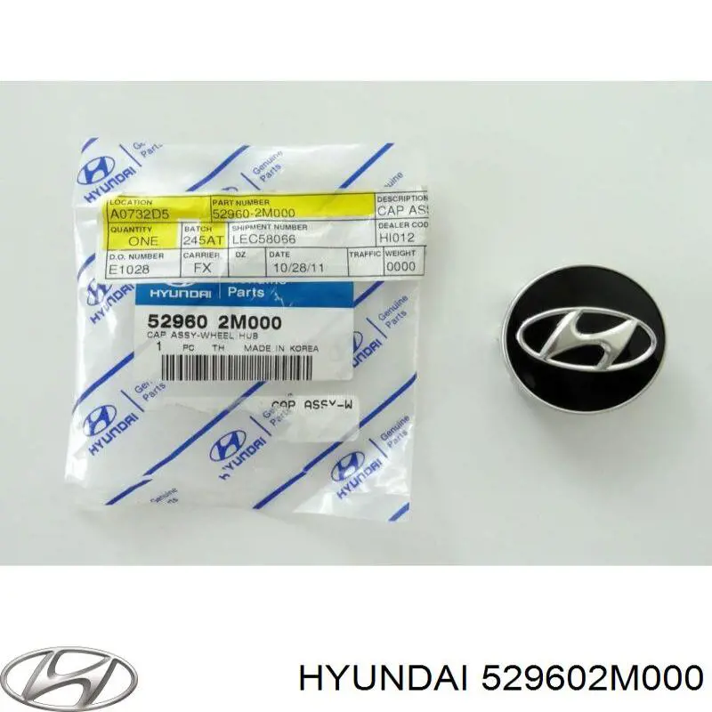 529602M000 Hyundai/Kia ковпак колісного диска